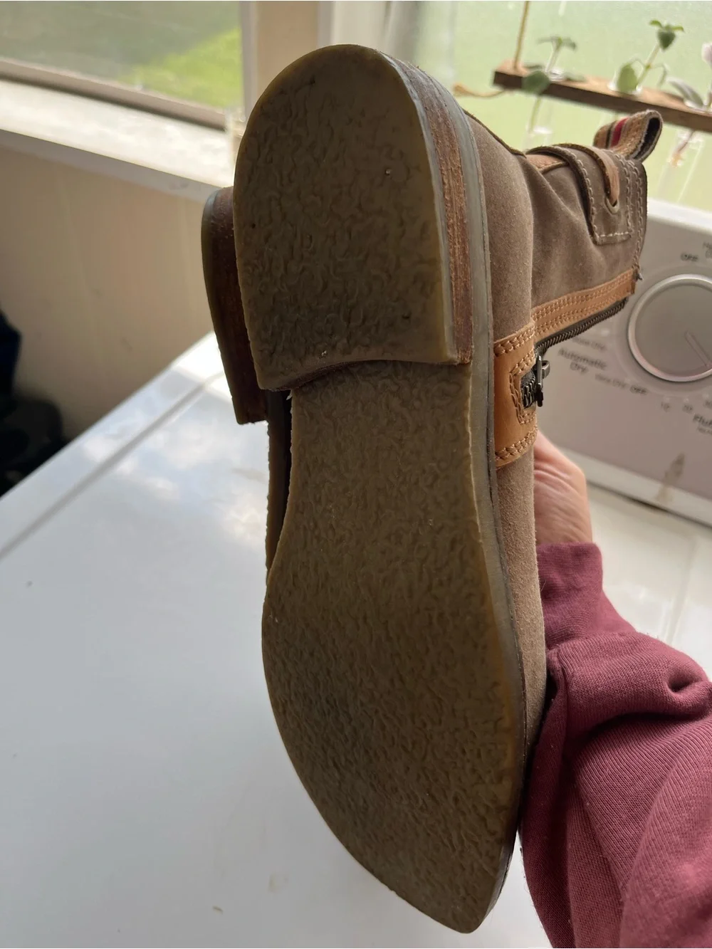 Testosterone brown suede